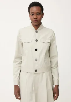 Armani Exchange geaca de tranzitie pentru femei, din bumbac imagine