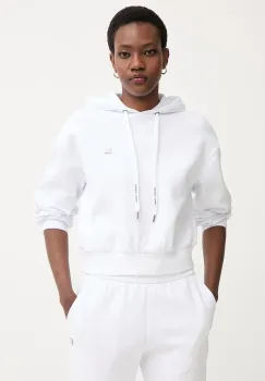 Armani Exchange hanorac cu gluga pentru femei, din bumbac imagine