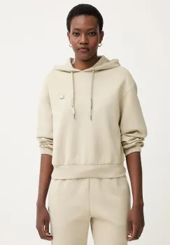 Armani Exchange hanorac cu gluga pentru femei, din bumbac imagine