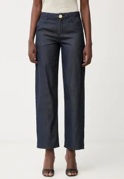 Armani Exchange pantaloni pentru femei, din bumbac imagine