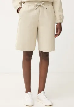 Armani Exchange pantaloni scurti pentru femei, cu bumbac imagine