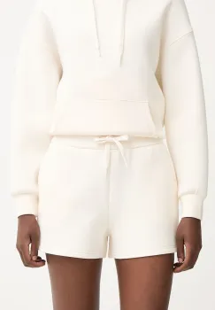 Armani Exchange pantaloni scurti pentru femei, cu vascoza imagine