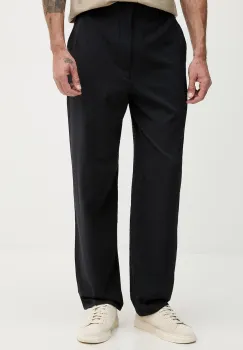 Armani Exchange pantaloni straight pentru barbati, cu lyocell imagine