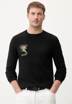 Armani Exchange pulover de bumbac imagine