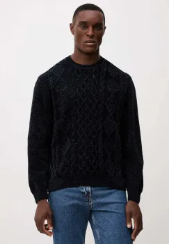 Armani Exchange pulover din amestec de lana imagine