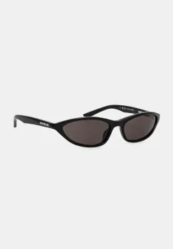 Balenciaga ochelari de soare femei, culoarea negru, BB0402S imagine