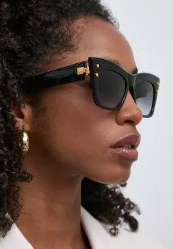 Balmain ochelari de soare femei, culoarea negru, BPS-101A imagine