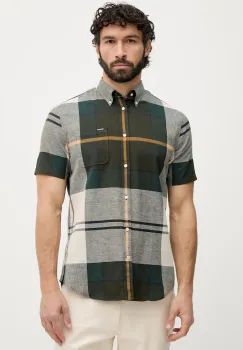 Barbour camasa barbateasca cu bumbac Douglas imagine