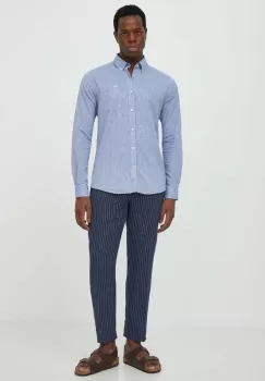 Barbour camasa de in cu guler button-down, slim imagine