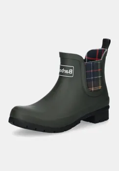 Barbour cizme Kingham femei, culoarea verde, LRF0088OL11 imagine