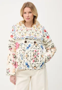 Barbour Jacheta scurta de dama x Farm Rio imagine