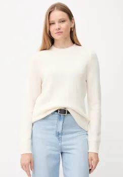 Barbour pulover de lana culoarea bej, LKN1666 imagine