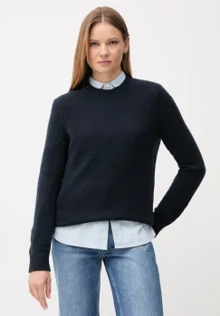 Barbour pulover de lana culoarea bleumarin, LKN1666 imagine