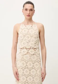 Bardot bluza din bumbac imagine