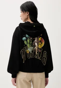 Barrow hanorac cu fermoar de pentru femei, din bumbac imagine