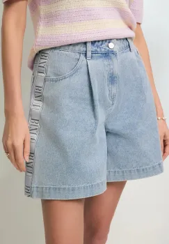 BIZUU pantaloni scurti pentru femei, din denim MIREYA imagine