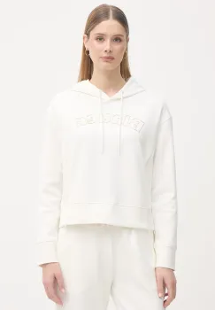 Blauer hanorac cu gluga de femei din bumbac FAYETTE imagine