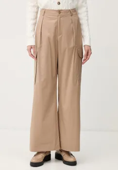 Blauer pantaloni cargo pentru femei, din bumbac CARYLL imagine