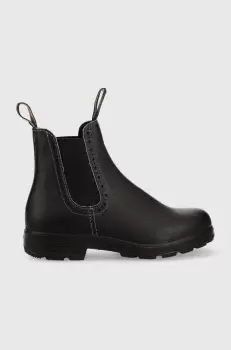 Blundstone ghete chelsea de piele 1448 femei, culoarea negru, cu toc plat imagine