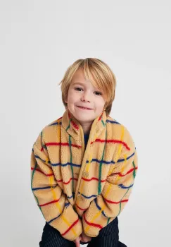 Bobo Choses geaca de bumbac pentru copii culoarea bej, 225AC120 imagine