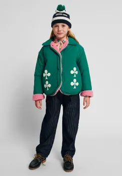 Bobo Choses geaca reversibila pentru copii Clover culoarea verde, 225AC121 imagine