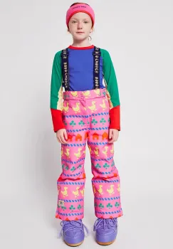 Bobo Choses pantaloni de schi pentru copii Farm culoarea roz, 225AC142 imagine
