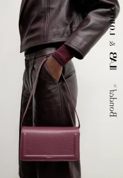 Bonded by Answear.LAB & LOBOS poseta de piele culoarea bordo imagine