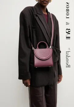 Bonded by Answear.LAB & LOBOS poseta de piele culoarea bordo imagine