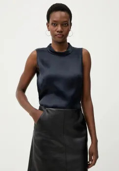 BOSS bluza Baurina culoarea bleumarin, uni, 50553047 imagine