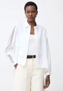 BOSS camasa pentru femei, cu lyocell Badora imagine