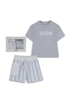 BOSS compleu de zi pentru copii, din bumbac imagine