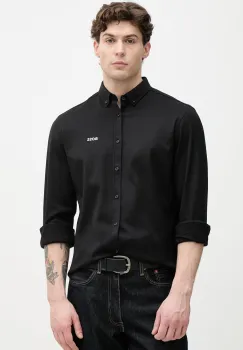 BOSS Green camasa barbateasca de bumbac ST_Motion L imagine