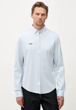 BOSS Green camasa barbateasca din bumbac ST_Motion L imagine