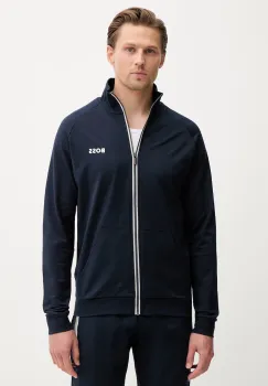 BOSS hanorac cu fermoar pentru barbati, din bumbac Authentic Jacket Z imagine