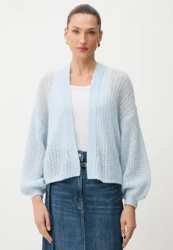 BOSS Orange cardigan din amestec de lana culoarea bej, light, 50545878 imagine