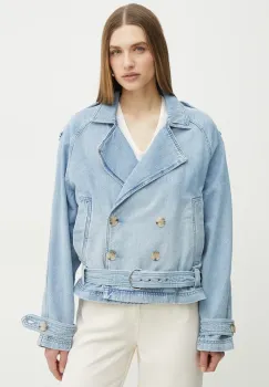 BOSS Orange geaca jeans de tranzitie, 50539077 imagine