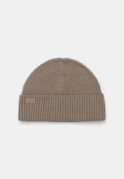 BOSS Orange palarie din amestec de lana Andern_Hat culoarea verde, 50551019 imagine