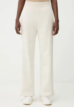 BOSS Orange pantaloni de trening din bumbac C Endless culoarea bej, uni, 50554685 imagine