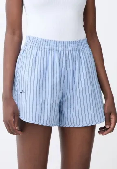 BOSS Orange pantaloni scurti pentru femei, din bumbac C Tiplyna imagine