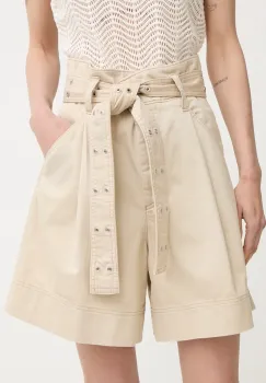 BOSS Orange pantaloni scurti pentru femei, din bumbac cu elastan C Tulina-D imagine