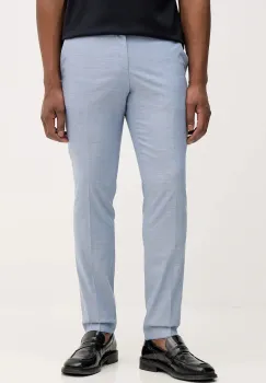 BOSS pantaloni cu lana cu fason chinos, 50557407 imagine