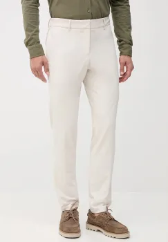 BOSS pantaloni culoarea bej, cu fason chinos, 50543570 imagine