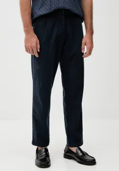 BOSS pantaloni culoarea bleumarin, mulata, 50546894 imagine