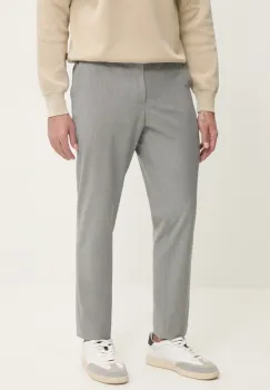 BOSS pantaloni din lana culoarea gri, mulata, 50535709 imagine