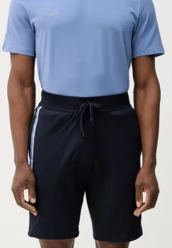 BOSS pantaloni scurti din bumbac Authentic Shorts culoarea bleumarin, 50554778 imagine