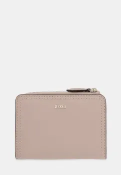 BOSS portofel de dama din piele Lenah Small Wallet imagine