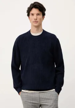 BOSS pulover culoarea bleumarin, 50549989 imagine