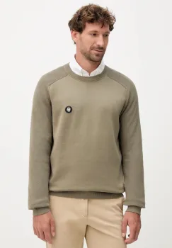 BOSS pulover de bumbac culoarea verde, light, 50543136 imagine