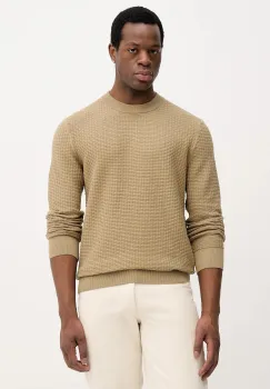 BOSS pulover de bumbac culoarea verde, light, 50545283 imagine