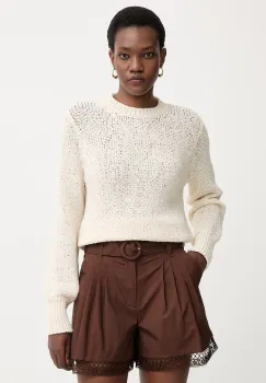 BOSS pulover pentru femei, cu bumbac Fibiscus imagine